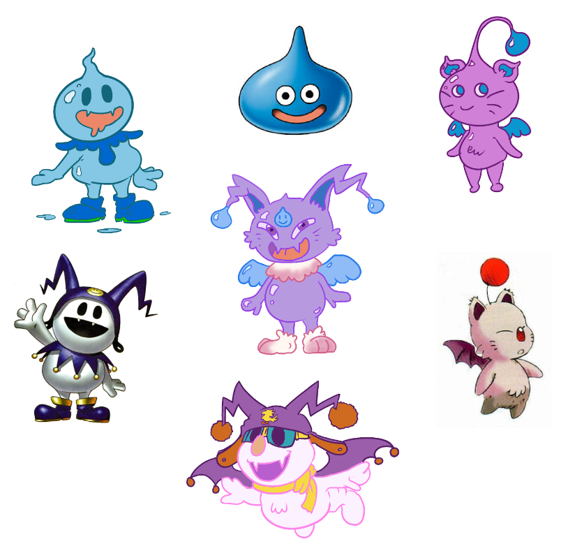 dudewrath-the-exalted:  Relatively quick hexafusion of the mascots of three big JRPG