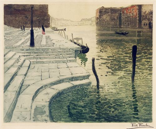 chadmsirois:Marble Steps, Frits Thaulow, c. 1891