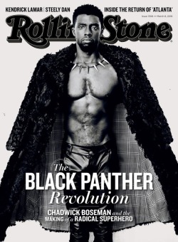 celebsofcolor: Chadwick Boseman for Rolling Stone Magazine