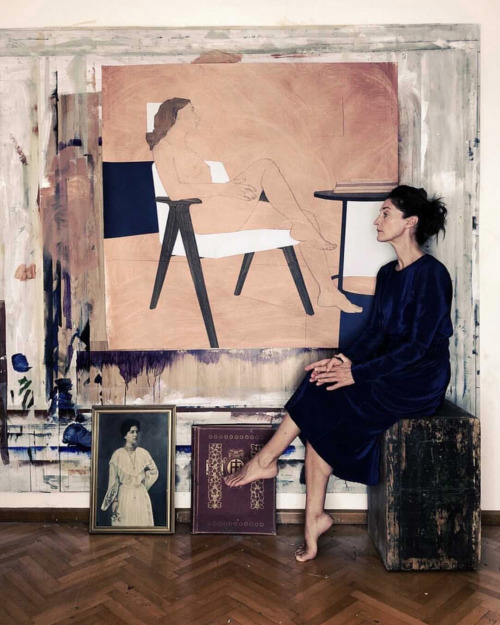 stua:  The artist in studio. @nikoletasekulovic