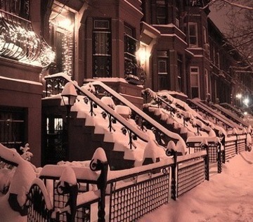 Snowy Night, Brooklyn, New York 