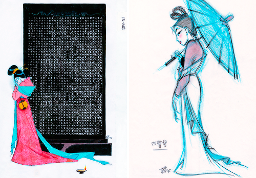 Porn photo mickeyandcompany:  Concept art for Mulan