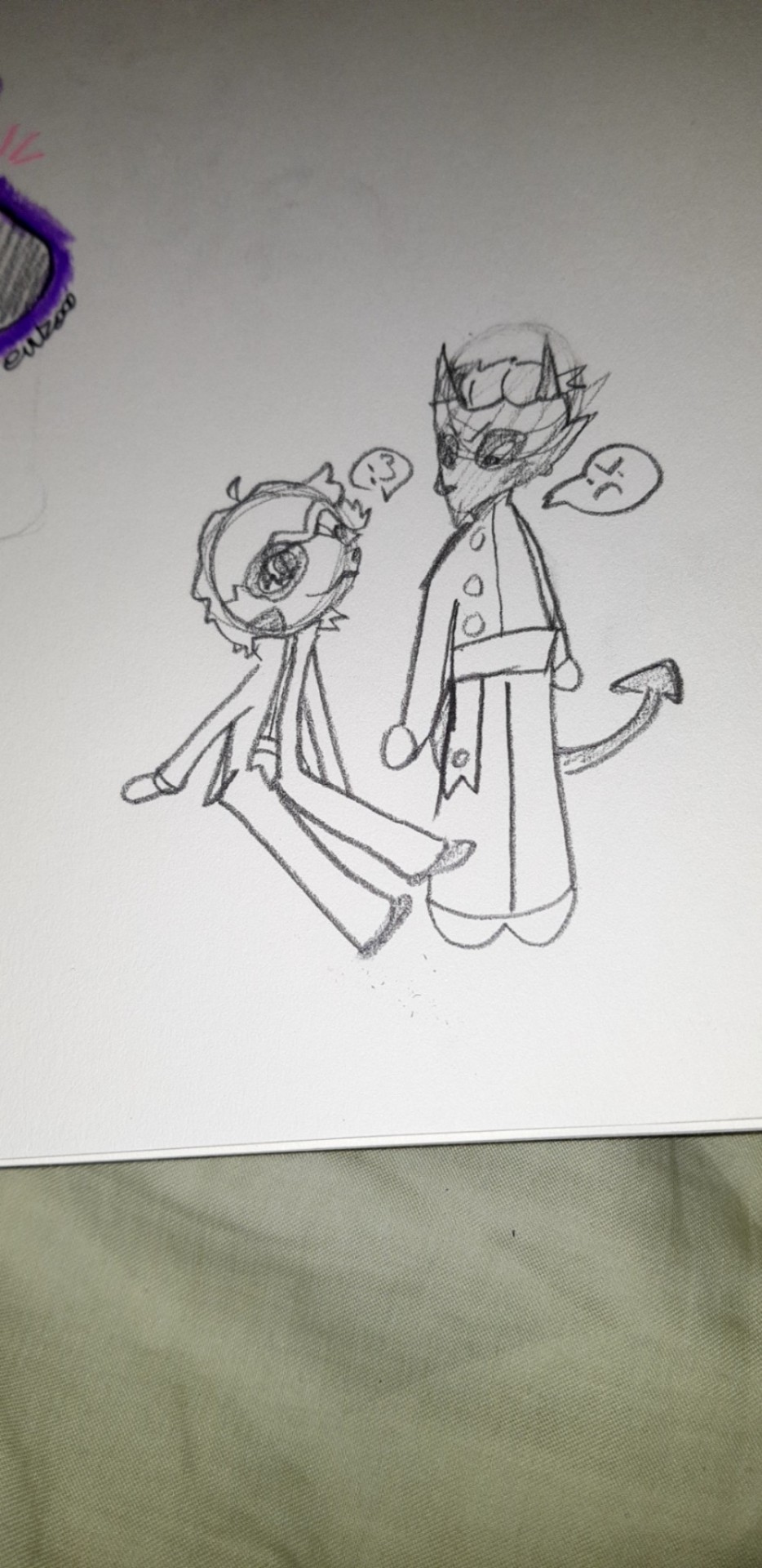 @puuuders The Scene Where Terzo Cries On Omega's Chest. Btw I Love Your Art Sm! It's A Bit Blurry, My