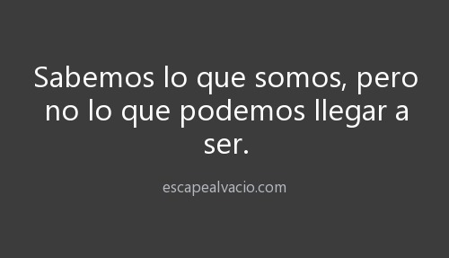 Se frio de sentimientos.