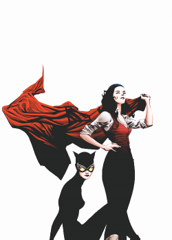 Dickraisin:  Lois Lane And Catwoman By Jae Lee