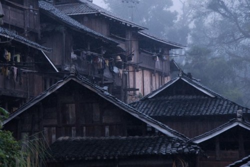 Qianhu Miao Village, Guizhou province, China. 贵州千户苗寨