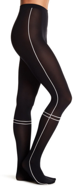 www.fashion-tights.net/25-days-of-tights.html WOLFORD Anni Opaque Stripe Tights - A sleek opa