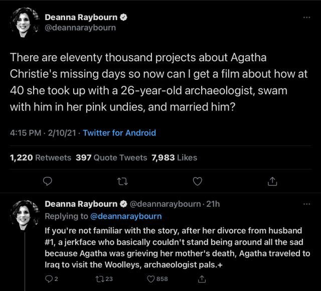 explorerrowan:dirtyriver:archaeo-geek:cisarovna:I’ve read that Agatha said she loved being married to an archaeologist because the older she got, the more interesting he found her. And I think that is one of the best quotes about love that I have ever