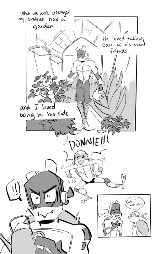Donnies Gardening Hobby, A Story From Mikeys Pov.