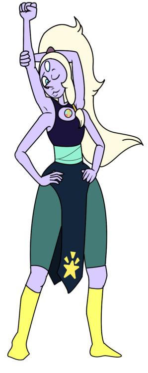 daikaiju-danielle:  Speculation of what Opal may look like now that both Pearl and Amethyst have reformed.