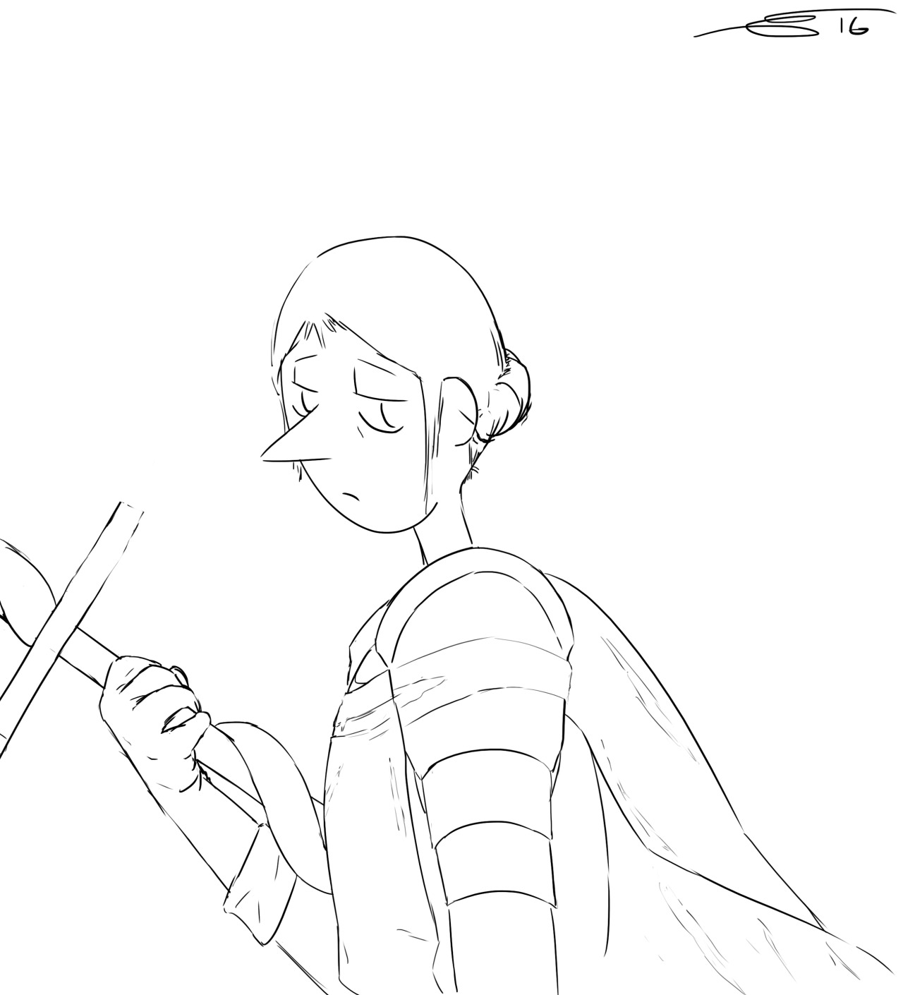 freelancer960:  A little SU X dark souls comic I might add colour at a later date,