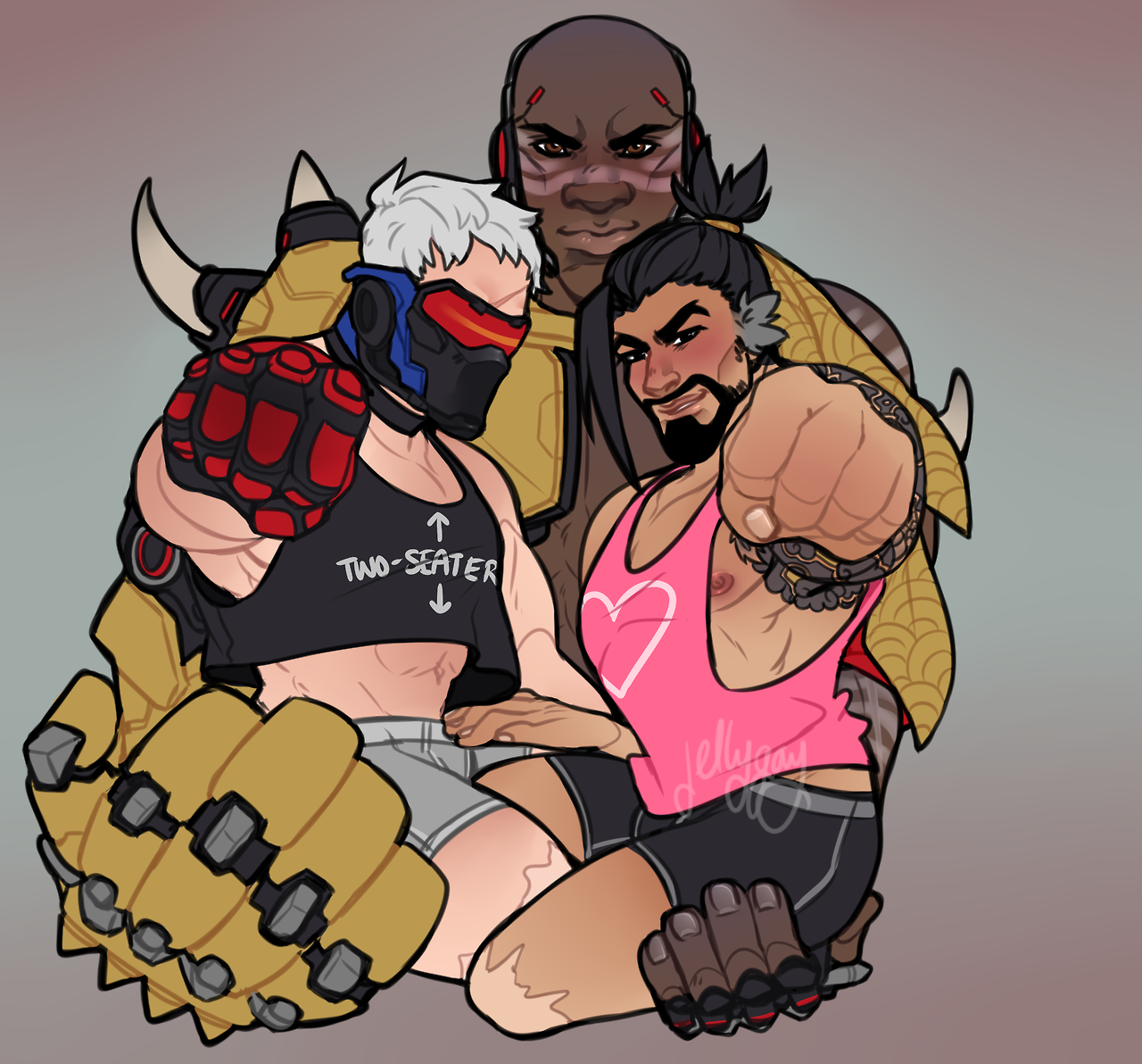 jellygay:  The ship no one asked for. 76DragonFists is my crack ship tbh.