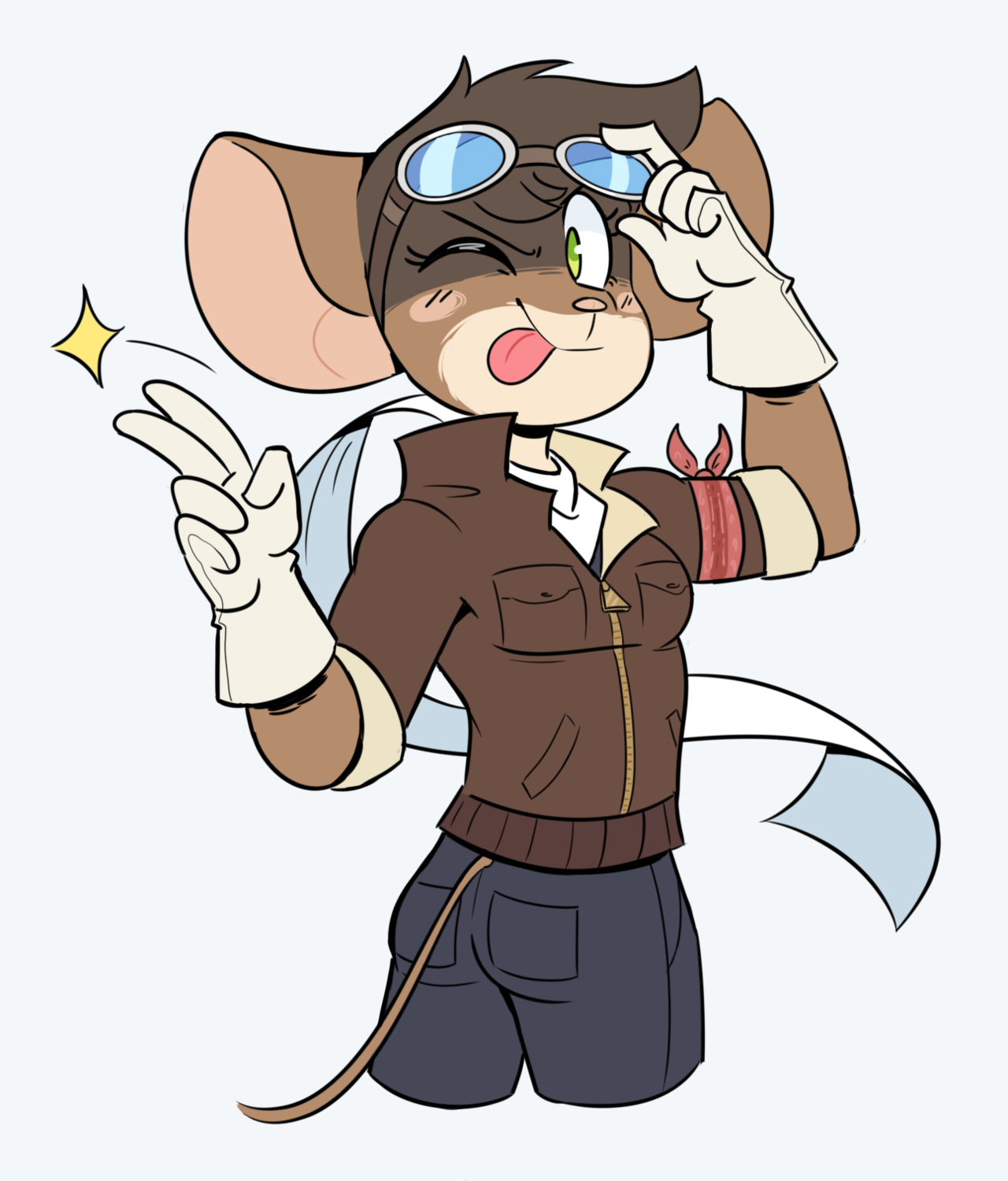 beezii:  Mags! 🐭✌️✨Been a hot minute since I’ve drawn this dorky mouse…