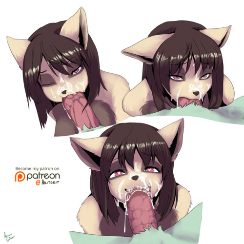 cuteandsmallfox:  ♡ POV facials for Hcgfurry4life ♡  ~CASF