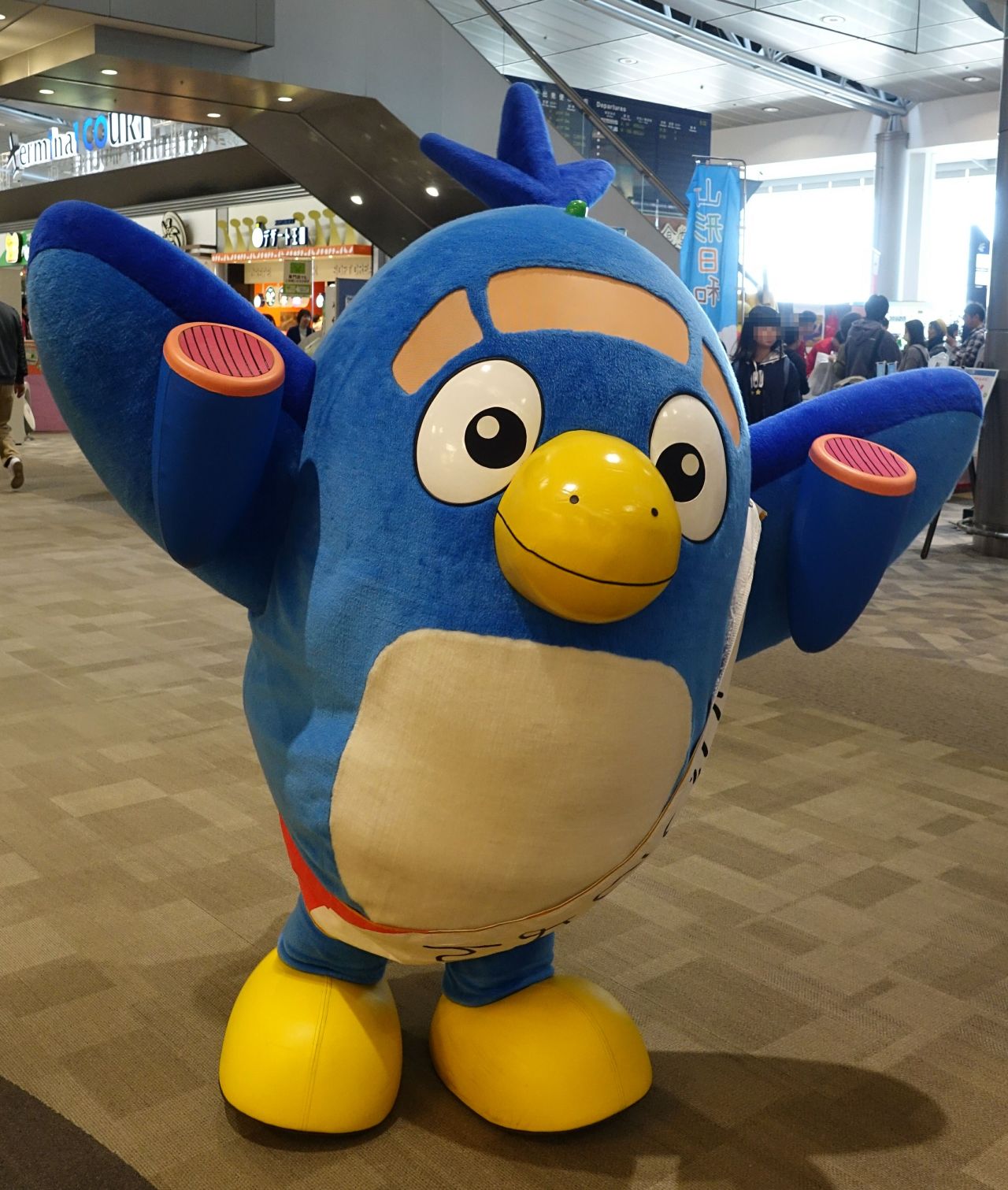 Japanese Mascot Photograph Yuruchara Jp ゆるキャラ なごぴょん 県営名古屋空港 愛知県豊山町にる県営 名古屋空港のマスコットキャラ