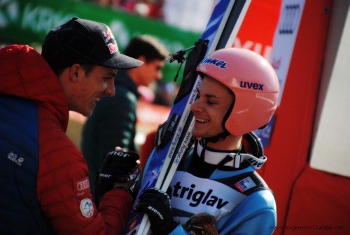 mrs-morgenstern:Gregor and Manuel :3 - Planica 19.3.3015