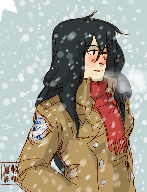 johannathemad:  older shingekis with winter uniforms i need winter uniforms 