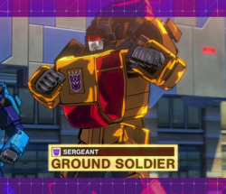 pan-pizza: pan-pizza:  Just played Transformers Devastation by Platinum Dumb thing that impressed me The typography in the character title cards are so nice. I need a default background and title template like that for my characters  Accidentally rips