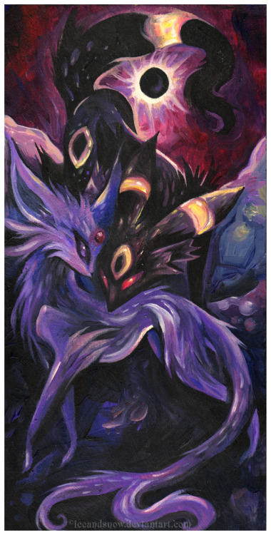 pokemonisgreaterthanlife:  Solar Eclipse by IceandSnow