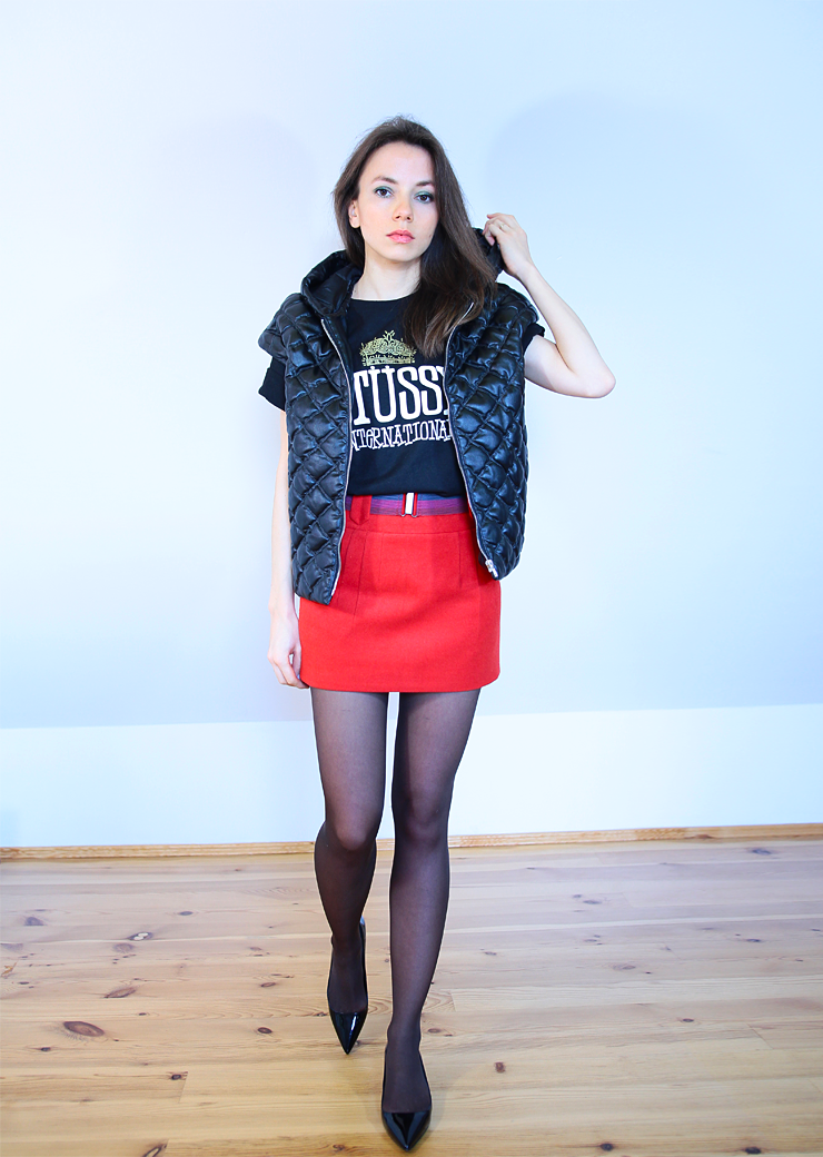 tightsobsession:  Quilted vest. Via Jointy &amp; Croissanty.