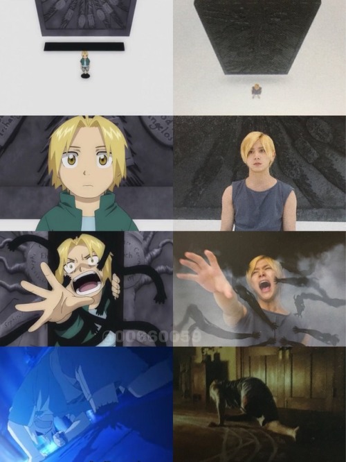 FULLMETAL ALCHEMIST Human Transmutation Scene Anime vs Live Action From twitter user @00660059