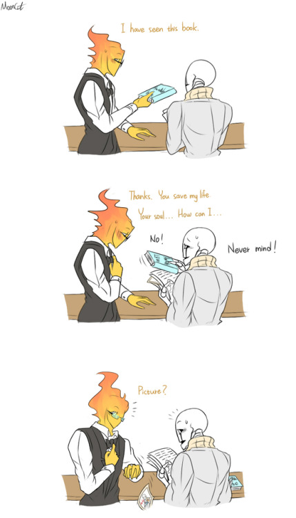 redkammy: mooncatyao:  [Fall down] Grillby & little Sans This is the next part about [Adult] <First part>(Previous)/(NEXT)[GLS timeline]​  I bet later on Sans remembers this and slowly, embarrassingly comes to a realization. (o////o) 