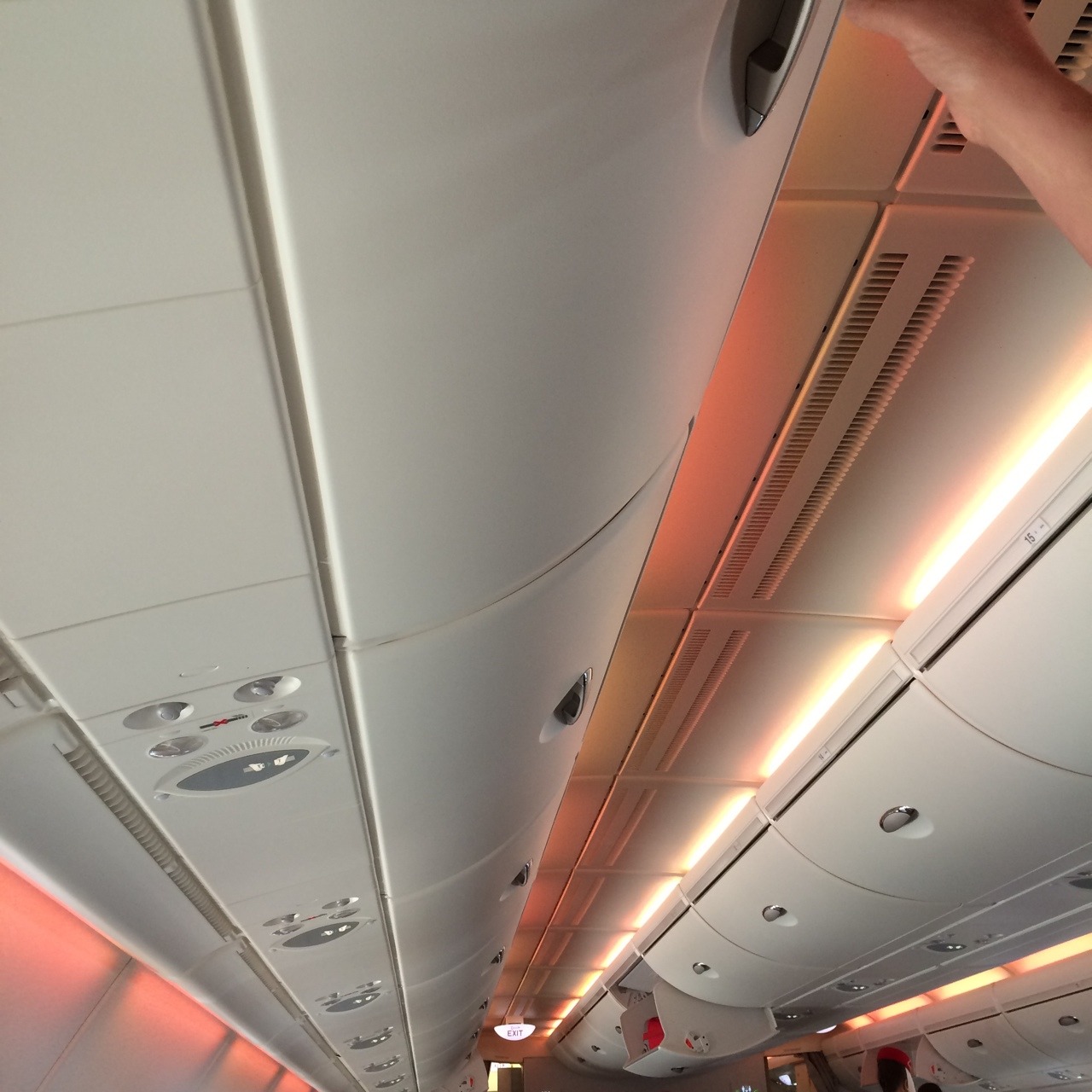 indrown:  The lights on my flight were nice 