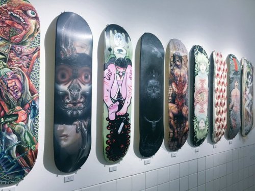 GOREDECK Tokyo 2017 Tokyo&rsquo;s skateboard deck art show GOREDECK opened today and will run throug