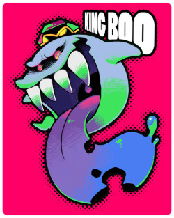 Iheartnintendomucho:  King Boo Pop Art Follow For More Nintendo News, Reviews, Art