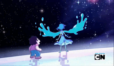 I’ve mentioned before that I think Lapis Lazuli was intended as an explorer or scout for homeworld. I believe this for two reasons:One: Lapis’s weapon, her water wings, allow her to travel through space at superluminal speeds, something that’s incredibly