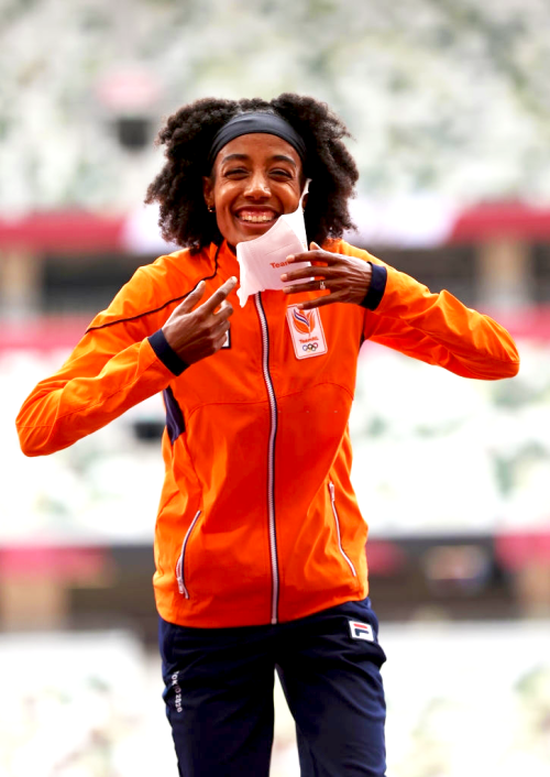 dutch-nt:Sifan Hassan Tokyo 2020 Olympics Game Athletics: Women’s 5000m by Cameron Spencer/Getty Ima