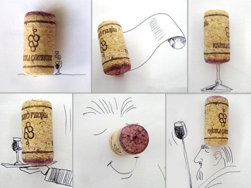 asylum-art:Sketches Made With Everyday Objects by Victor Nunes[FacebookArtist Victor Nunes creatively uses everyday objects like scissors, popcorn, and pencil shavings in his delightful drawings. He has more work on his Facebook page.