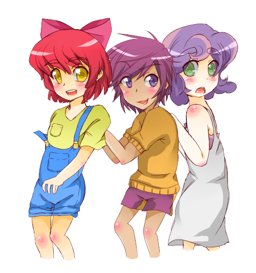 theponyartcollection:  CMC Gijinka by ~AppleStems