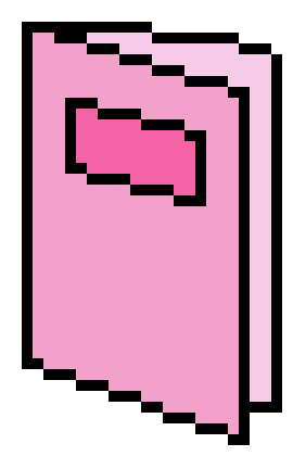 #Cute#pixel art#folder#study#notion#icon#pink