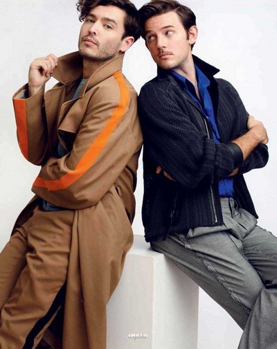 Alexander Vlahos and Evan Williams for Apollo Magazine (photos by Mary Brown)