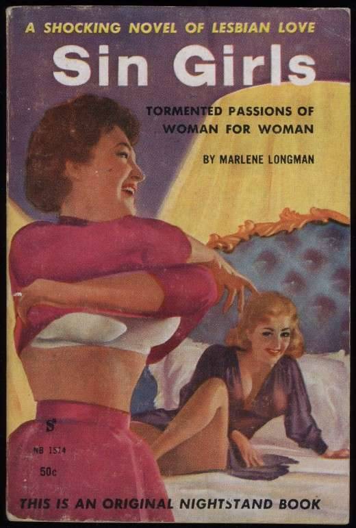 rubyfruitjumble:  secretlesbians:  Lesbian pulp covers from the 1950s and 60s (except