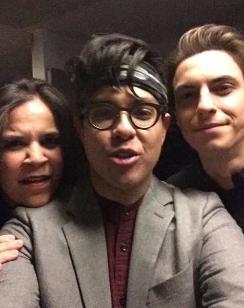 Derek Klena, Lindsay Mendez, and George Salazar at the ASTEP Benefit Concert at Joe’s Pub on Decembe