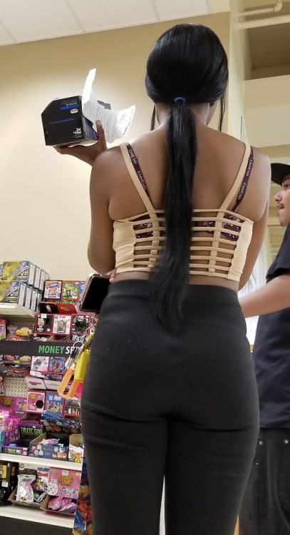 candid yoga pants and bra showing