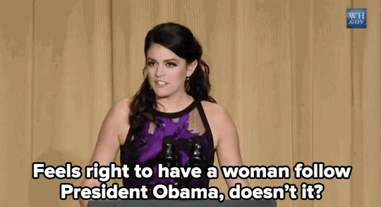 smatter:  micdotcom:  Watch: Cecily Strong absolutely destroyed at the White House