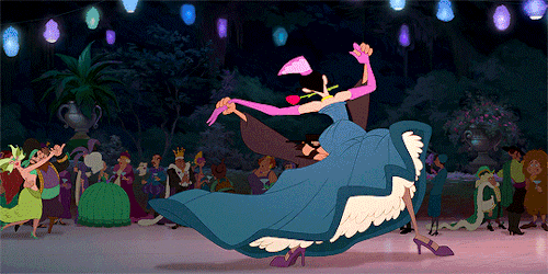 reese-witherspoon:Dancing in Film: Princess and the Frog (2009) dir. John Musker and Ron ClementsCho