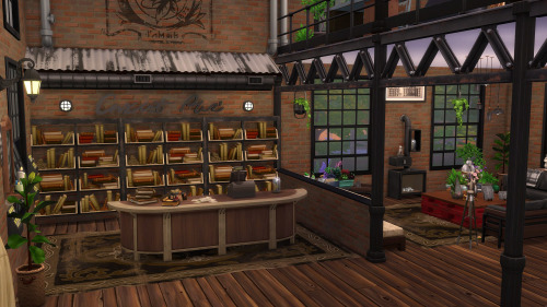 frenchiesimgirl: The Old Sawmill. Library.James Turner’s lot is so cool, but I need to create 