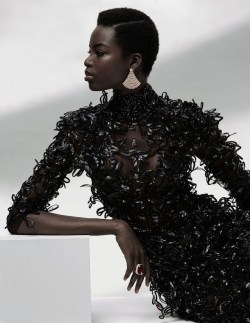 Bvlgaria:  Maria Borges In Armani Privé And Elie Saab Haute Couture; Photographed