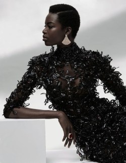 bvlgaria:  maria borges in armani privé