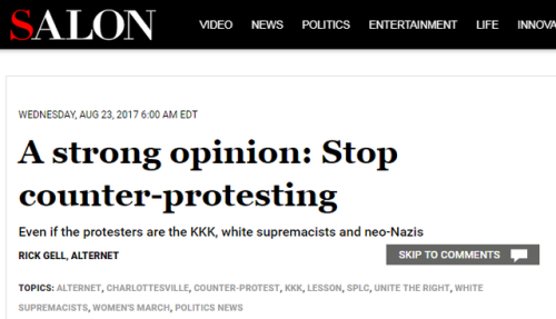 fabulazers:   thefingerfuckingfemalefury:   prochlorperazines:  thefingerfuckingfemalefury:  ayellowbirds:  leftslide:  You’ll be seeing a lot more hot takes like these over the next few years. The fact is, antifascist action and counterprotesting in