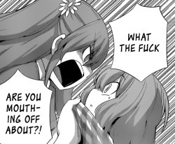 big-martys-beautiful-reverie:  Wooooooo, she just lit little Keima THE FUCK UP.