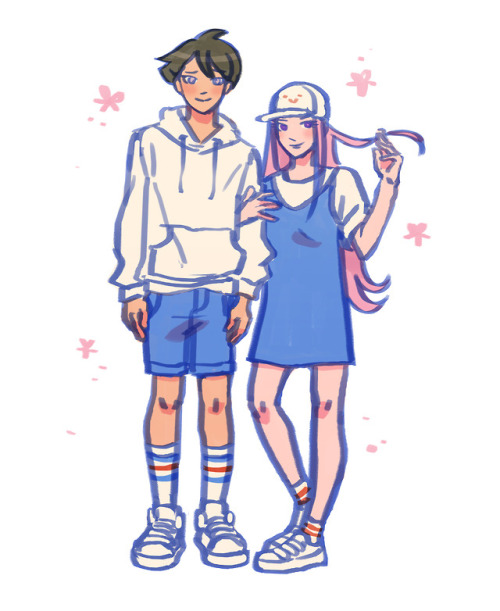 1hr lunch sketch i never posted! matching warm weather outfits, for the first day of spring