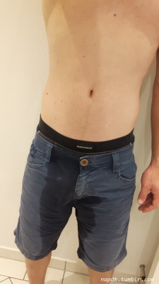 wetterpants85:  napdk:  I never posted these pictures from last summer. I was on my bike on my way home from my parents house one evening. In a long time I have had a fantasi of wetting my pants while riding my bike… so I did. Even though it was pretty