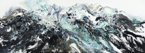 devidsketchbook: WAVES BY MAGGI HAMBLING Maggi Hambling is a figurative painter, sculptor and printm