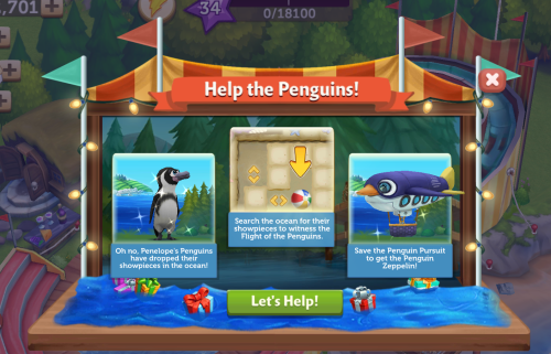 Zynga Português — Pinguins Espetaculares da Penélope