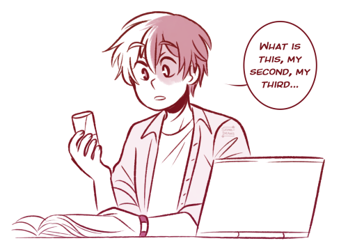 shima-draws:Tfw your crush gets you hooked on Redbull 